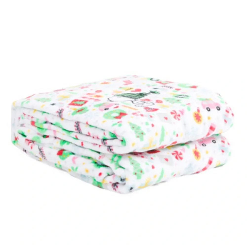 Peanuts Holiday Icons Fleece Throw Blanket
